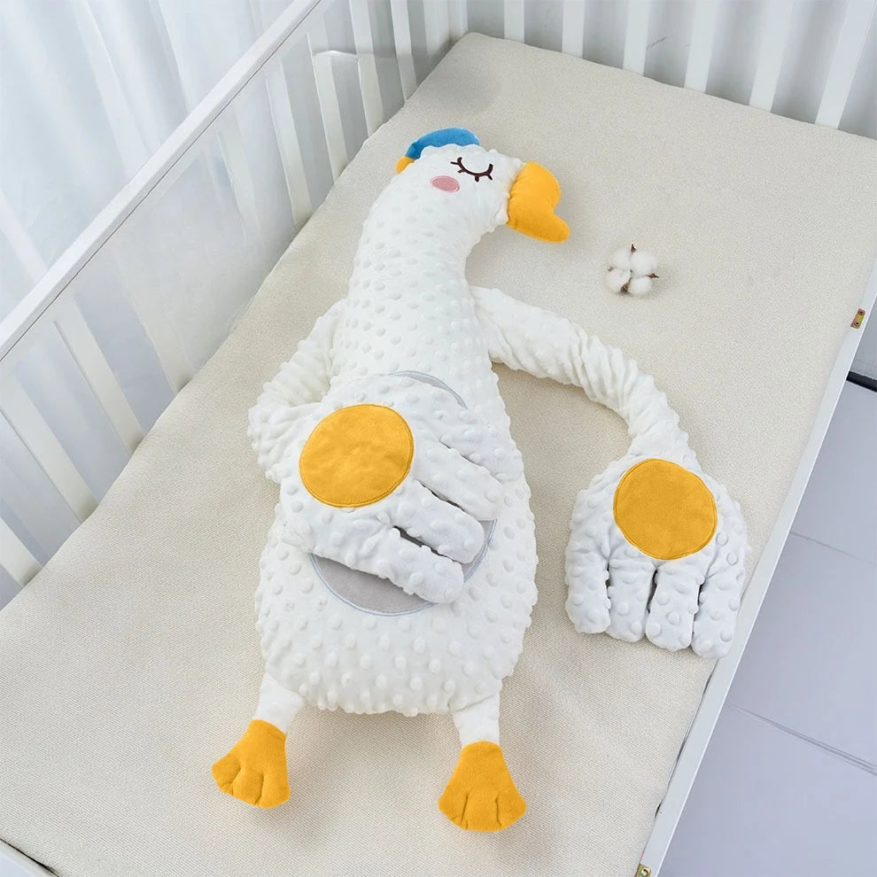 Soothing Baby Sleep Pillow – Newborn Patting Pillow with Gentle Electric Hand & Remote Control
