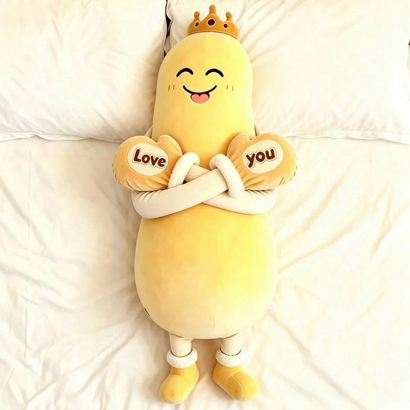 CuddleVeggie™ Plush Sleep Companion Pillow – Soft Long-Body Comfort & Leg Support Cushion