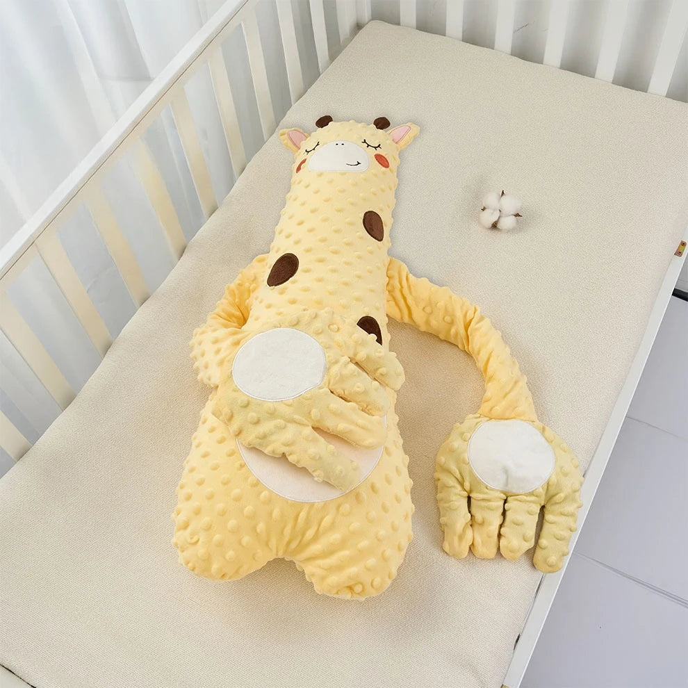 Soothing Baby Sleep Pillow – Newborn Patting Pillow with Gentle Electric Hand & Remote Control