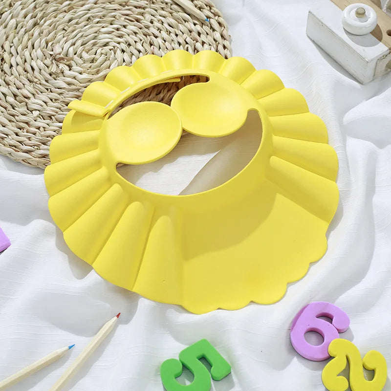Kids Adjustable Shampoo Bathing Cap – Ear & Eye Protection