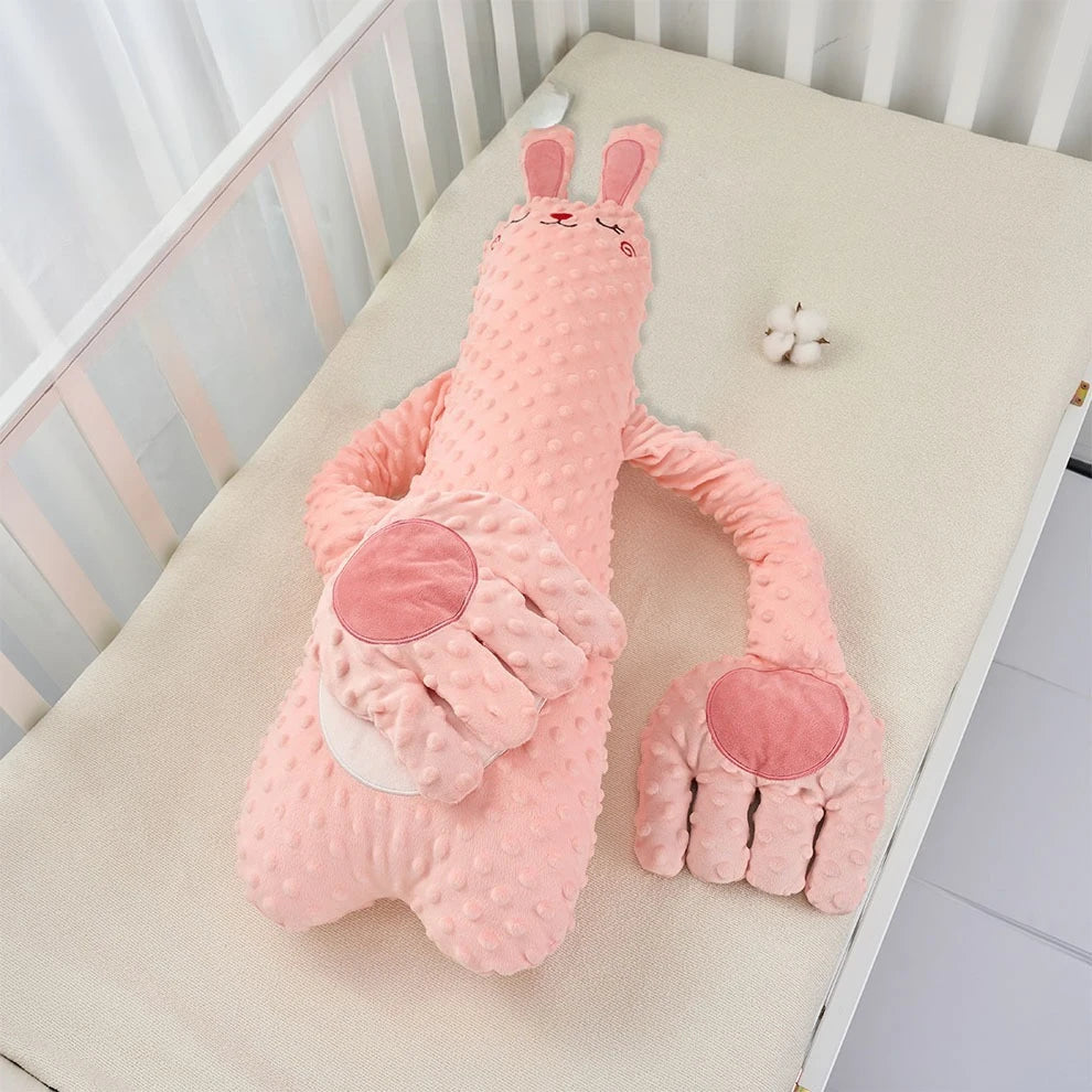 Soothing Baby Sleep Pillow – Newborn Patting Pillow with Gentle Electric Hand & Remote Control