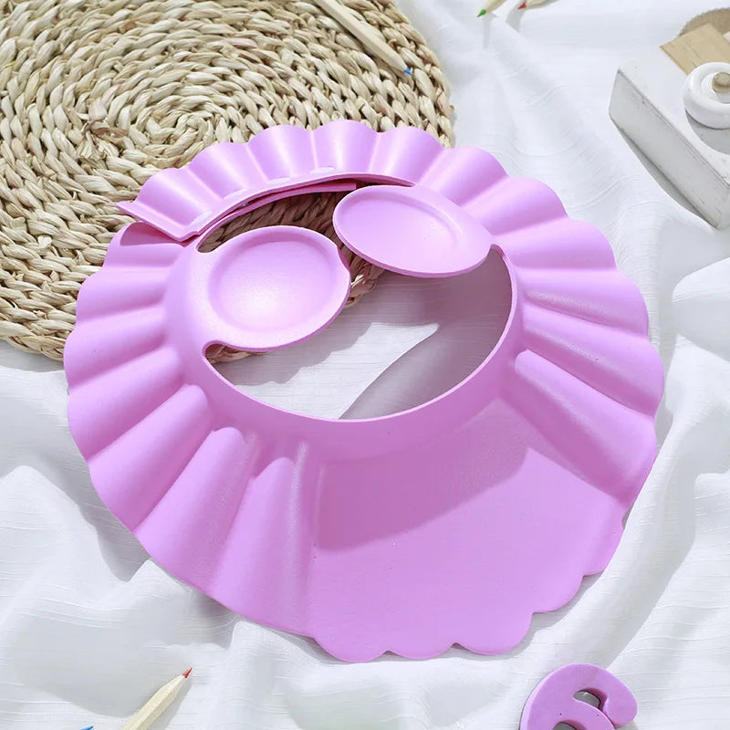 Kids Adjustable Shampoo Bathing Cap – Ear & Eye Protection