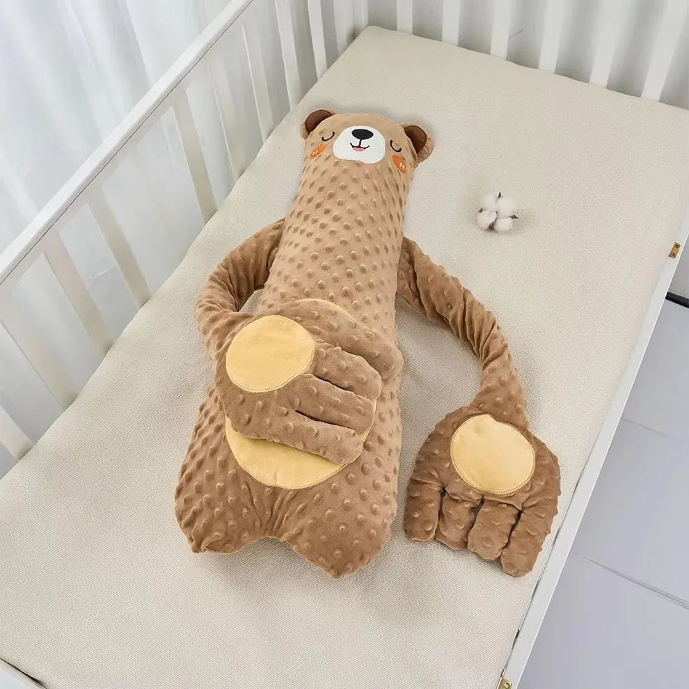 Soothing Baby Sleep Pillow – Newborn Patting Pillow with Gentle Electric Hand & Remote Control